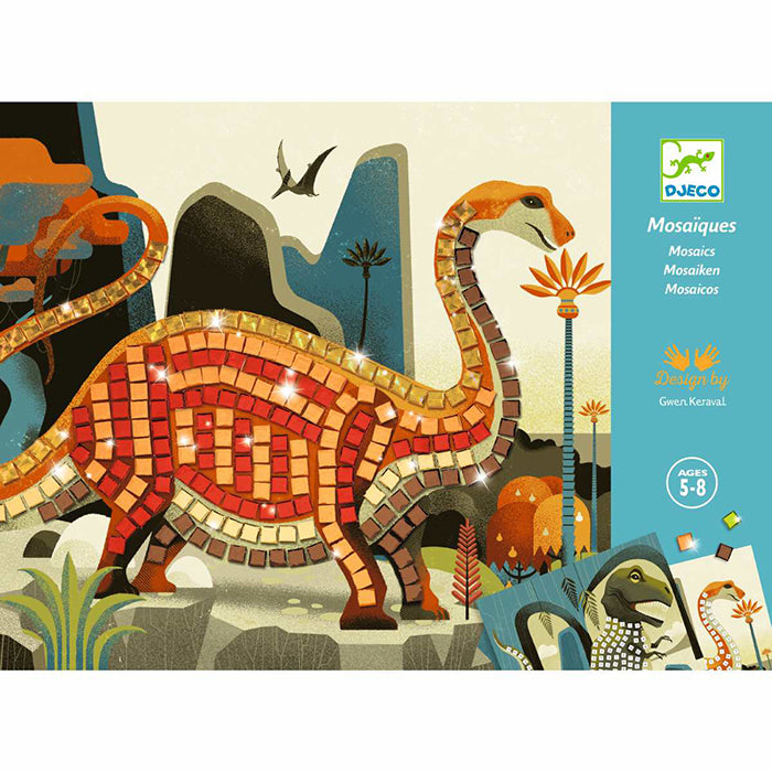 Mosaike „Kunst nach Zahlen“, Dinosaurier