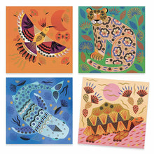 Lade das Bild in den Galerie-Viewer, Stempelkunstset „Muster &amp; Tiere“
