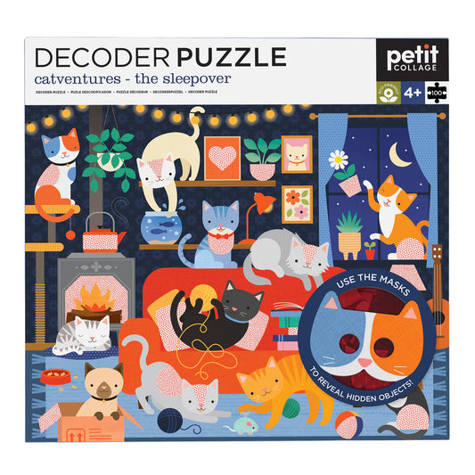 Catventures - Die Übernachtung, 100-teiliges Decoder-Puzzle
