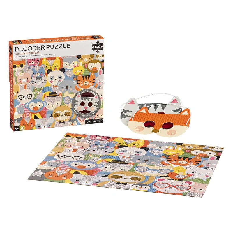 Animal Festival, 100 Piece Decoder Puzzle