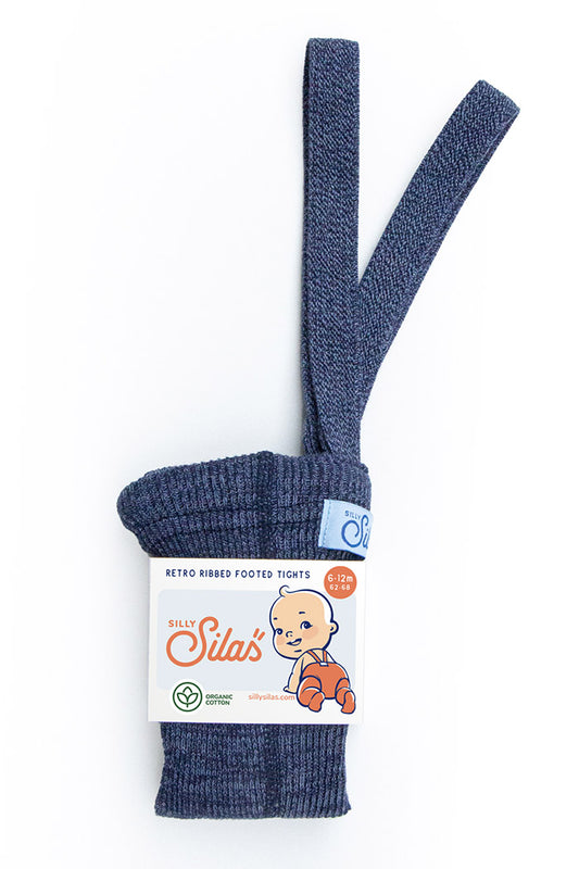 Strumpfhose mit Fuß „Denim“