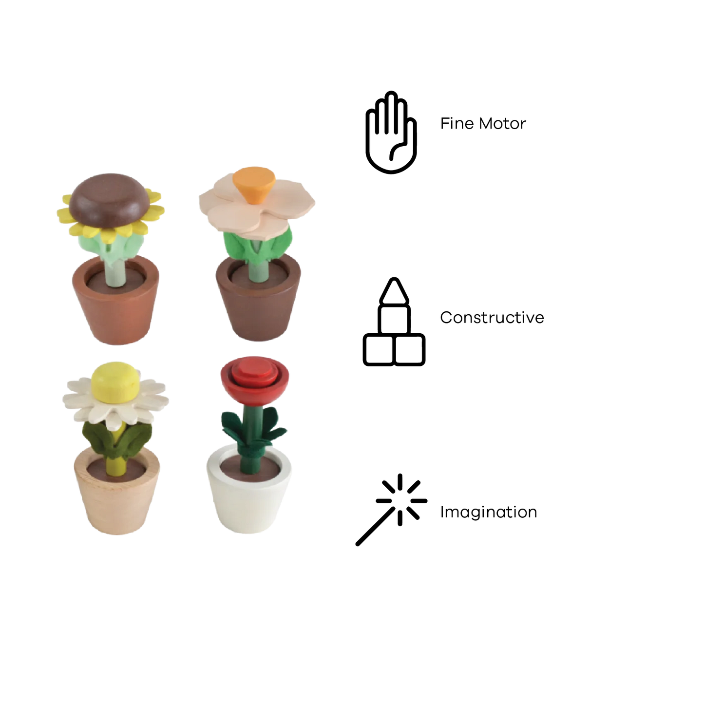Stapelturm, Baue Deinen eigenen Blumen-Kit