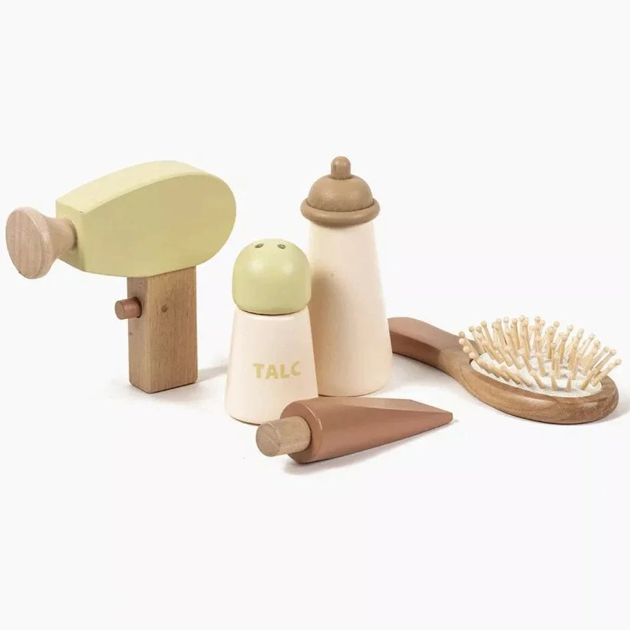 Minikane Wooden Doll Toiletry Set