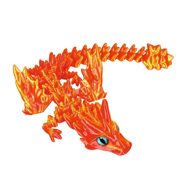Geflügelter Drache Feuer & Eis, Rot