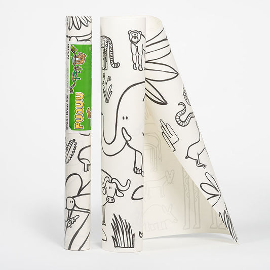 Stick & Draw Paper Colouring Roll, Animals