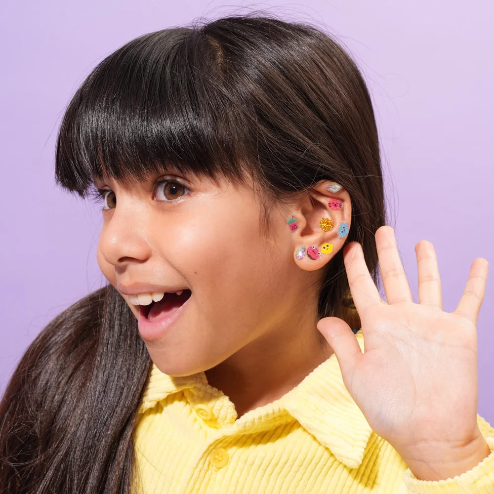 OMY Stick-On Earrings, Kawaii