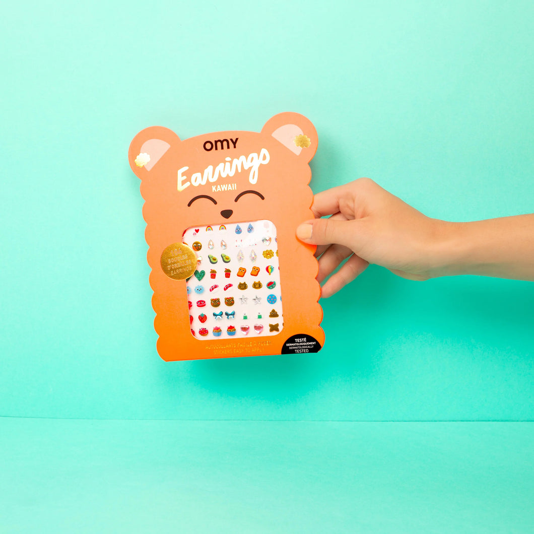 OMY Stick-On Earrings ''Kawaii''