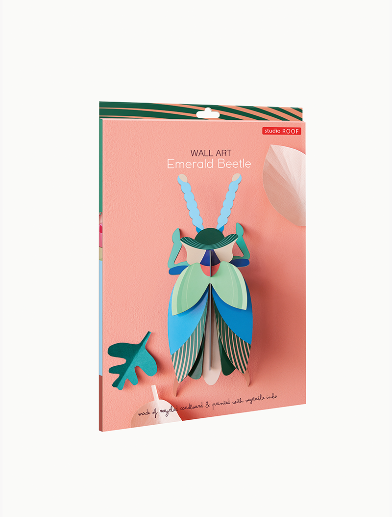 Studio Roof ''Emerald Beetle'' Decoration