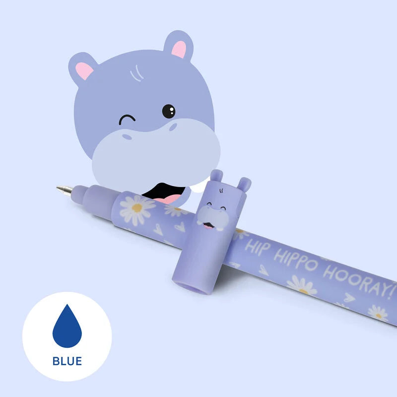Legami erasable Gel Pen, Hippo