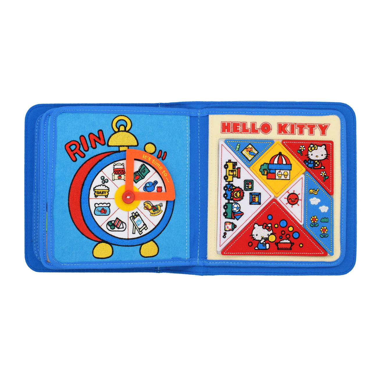 Hello Kitty Montessori Buch- & Rucksack-Set, Blau