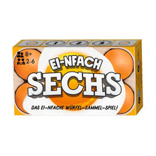 Lade das Bild in den Galerie-Viewer, Taschenwürfelspiel ''Ei-nfach Sechs''
