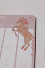 Lade das Bild in den Galerie-Viewer, Wochenplaner für Kinder inkl. Symbole, Einhorn
