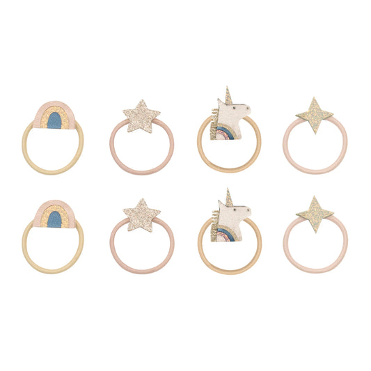 Mini-Haarbänder, Einhörner