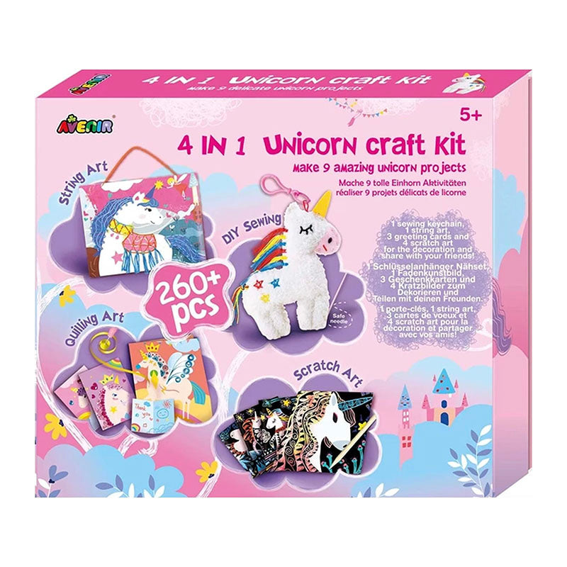 Creative Set, Unicorn 4-in-1