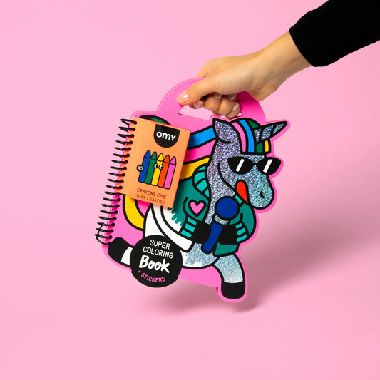 OMY Colouring & Stickers Book, Lily