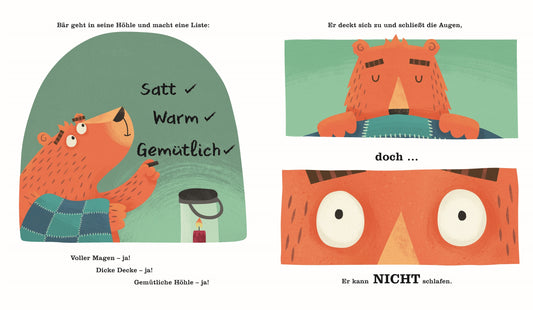 Einschlafen ist schwer, denkt der Bär Buch, 3 Jahre +