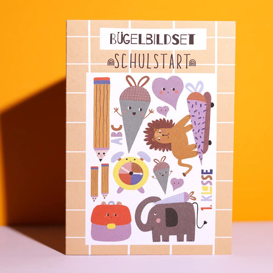 Bügelbild-Set ''Schulstart''