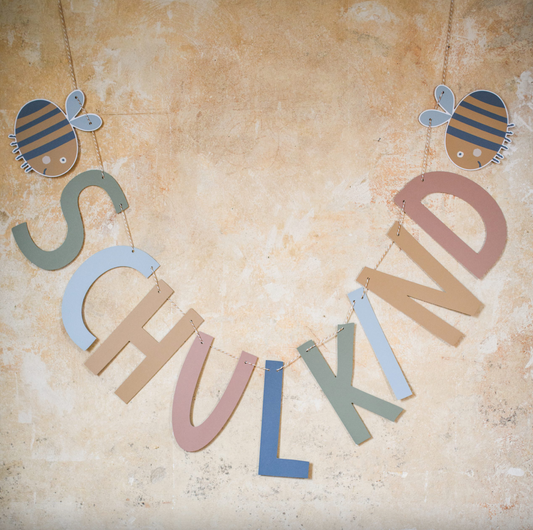 ''Schulkind'' Girlande, Nature Kids