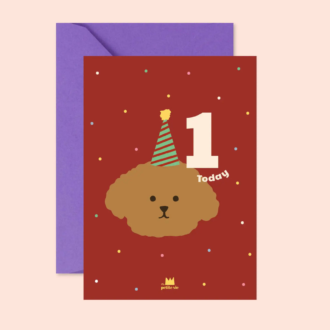 ''1 Today'' Birthday Card