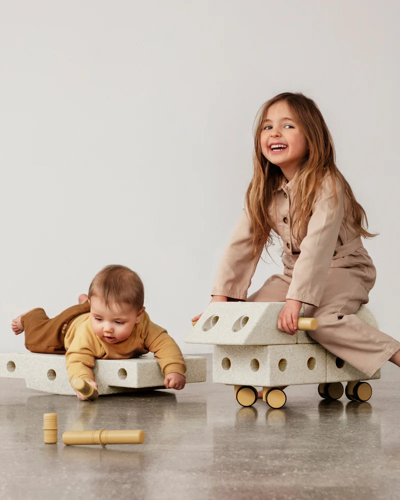 MODU Explorer Set, Sandgrau / Honiggelb