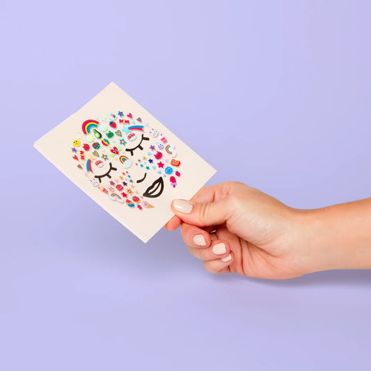 OMY Face Stickers, Kawaii