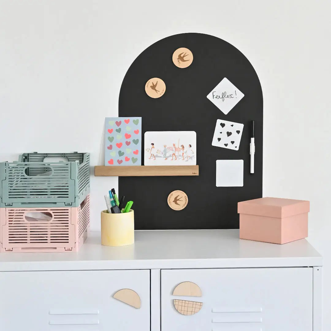 Magnettafel-Set „Arch Black“, klein