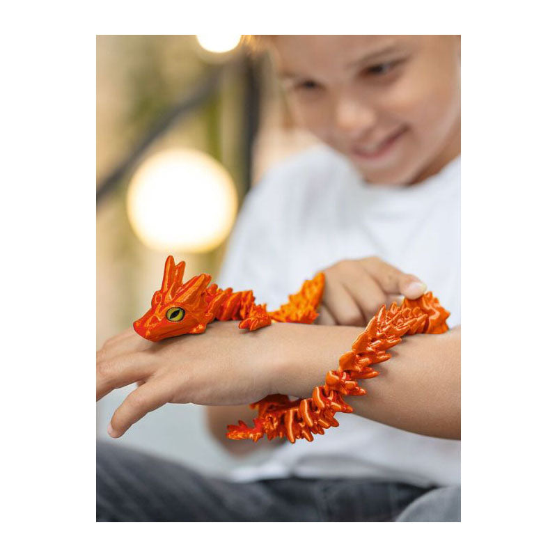 Geflügelter Drache Feuer & Eis, Rot