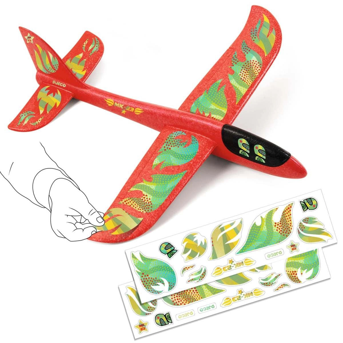 Glider Plane Toy, Fire Plane