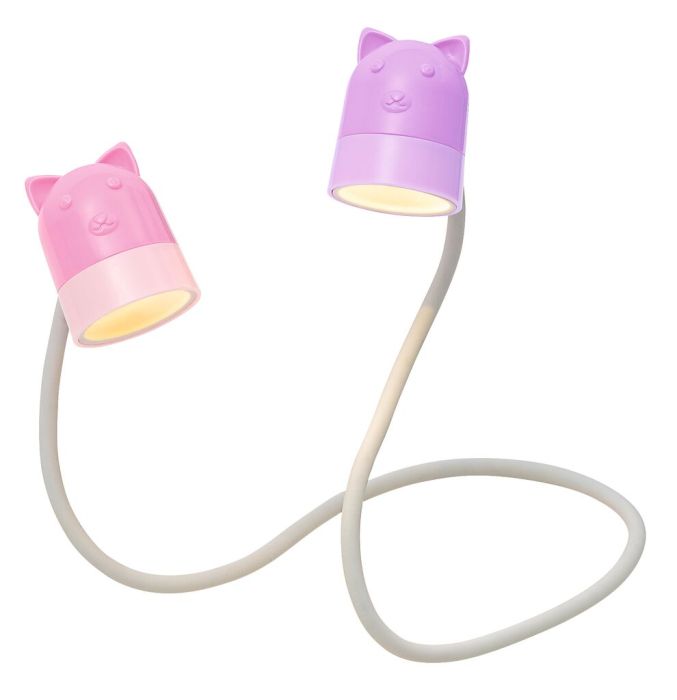 Flexi-Reading Light Colourful Animal Friends, Violett
