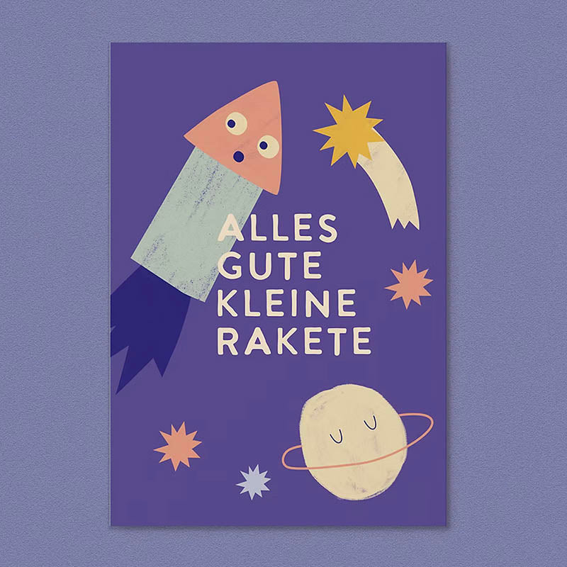 Postcard, Alles gute kleine Rakete