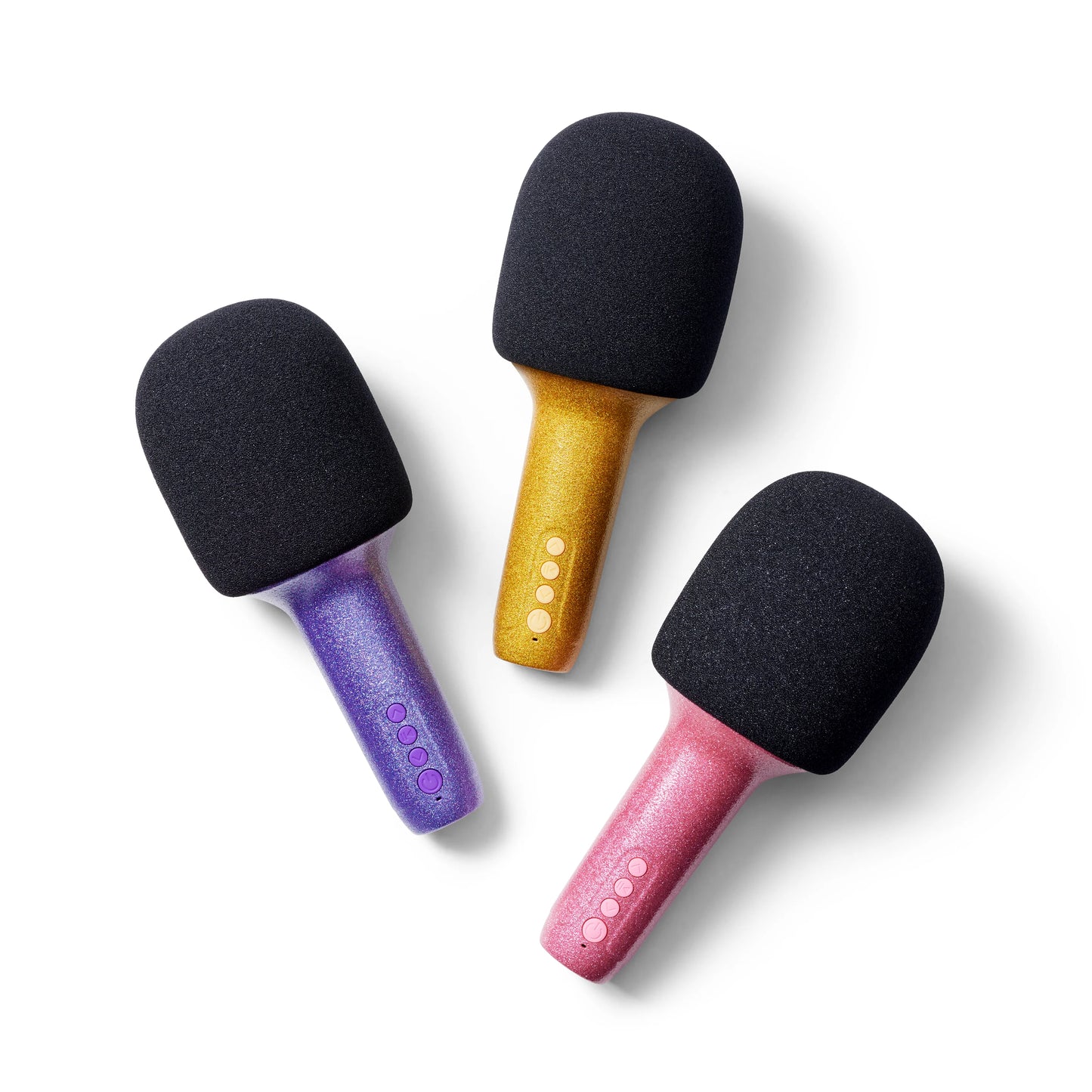 LaLarma Glitter Groove Microphone, Rose