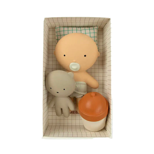 Gommu Pocket Doll & Accessories, Vanilla