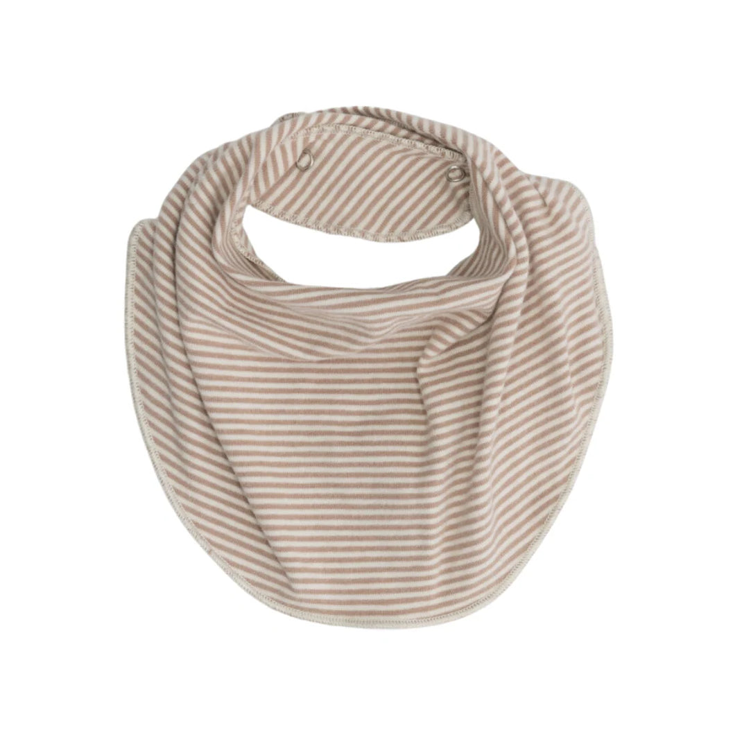 Baby Bib GOTS Organic Cotton, Biscuit