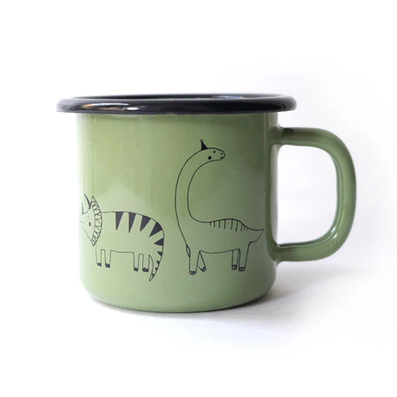Emaille Kinderbecher ''Dino''