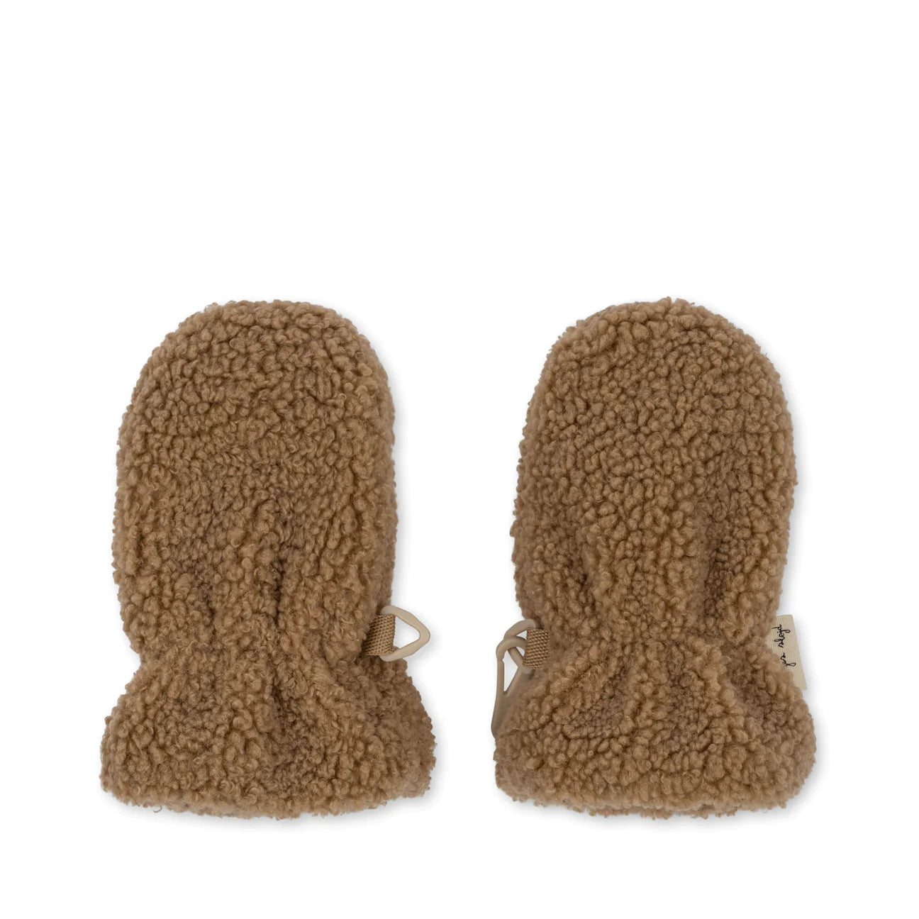 Grizz Teddy Baby Mittens  ''Shitake''
