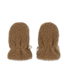 Load image into Gallery viewer, Grizz Teddy Baby Mittens  &#39;&#39;Shitake&#39;&#39;
