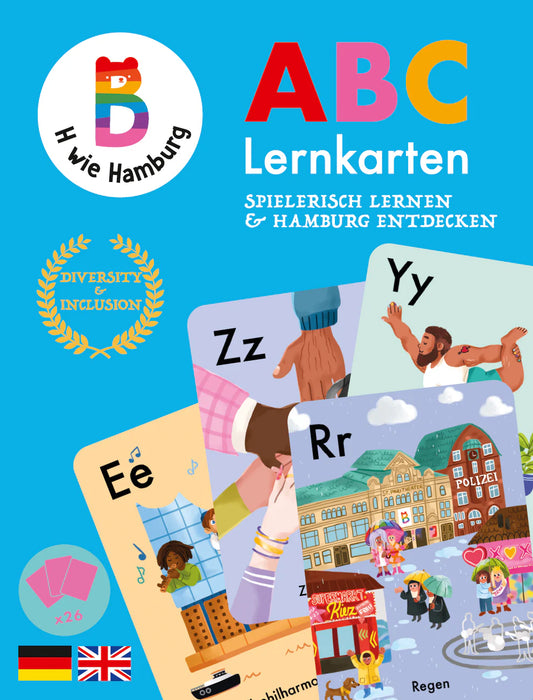 Hamburg ABC Lernkarten, Deutsche Sprache