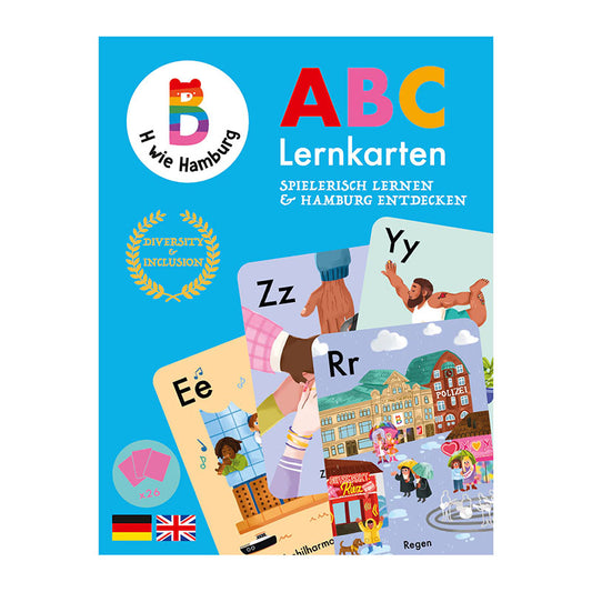 Hamburg ABC Lernkarten, German Language