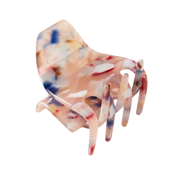 Hair Clip, Large ''Pearl Nude / Multi''