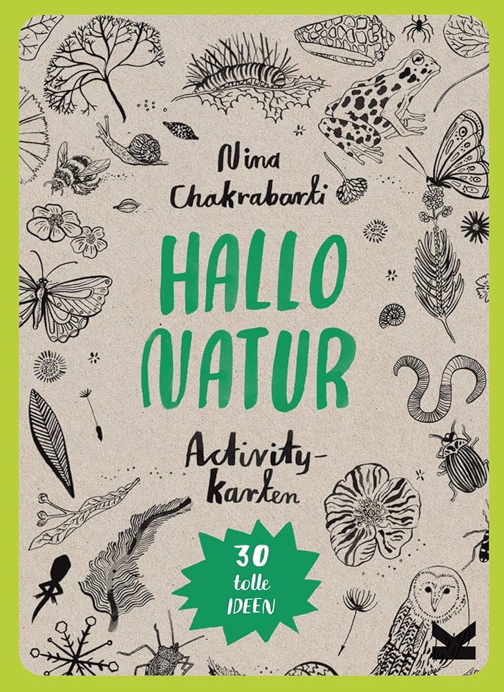 Aktionskarten „Hallo Natur“ in deutscher Sprache