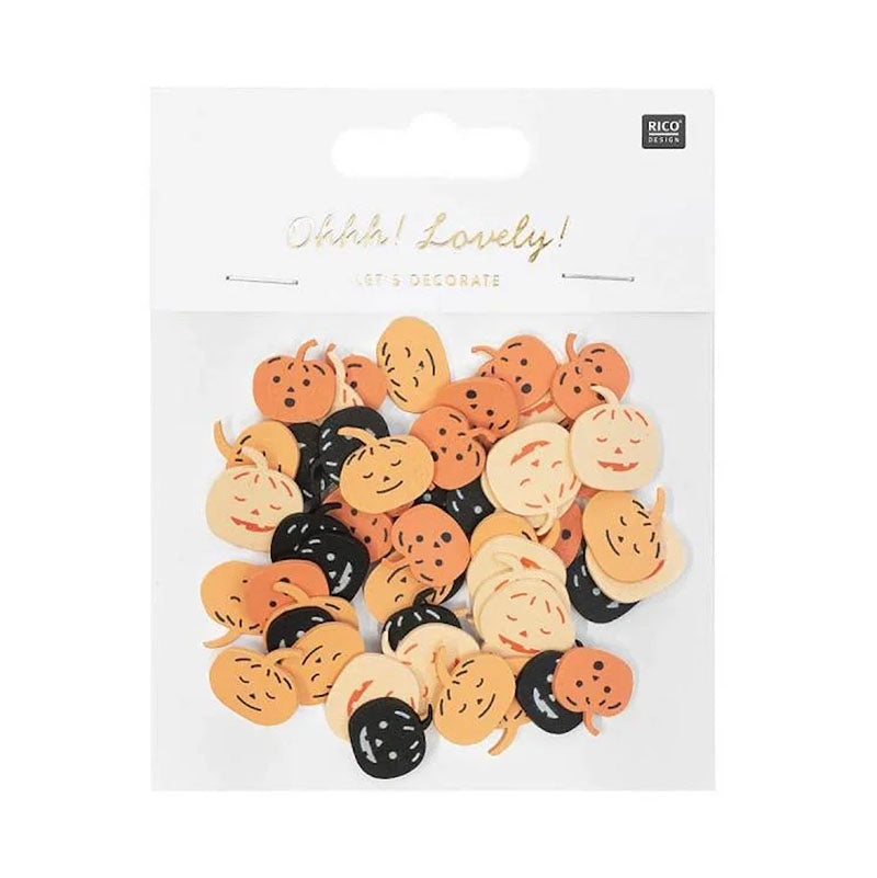 Table Confetti Pumpkins, 48 pieces