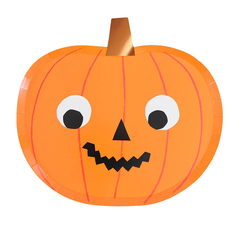 Halloween Party Plates, Pumpkin