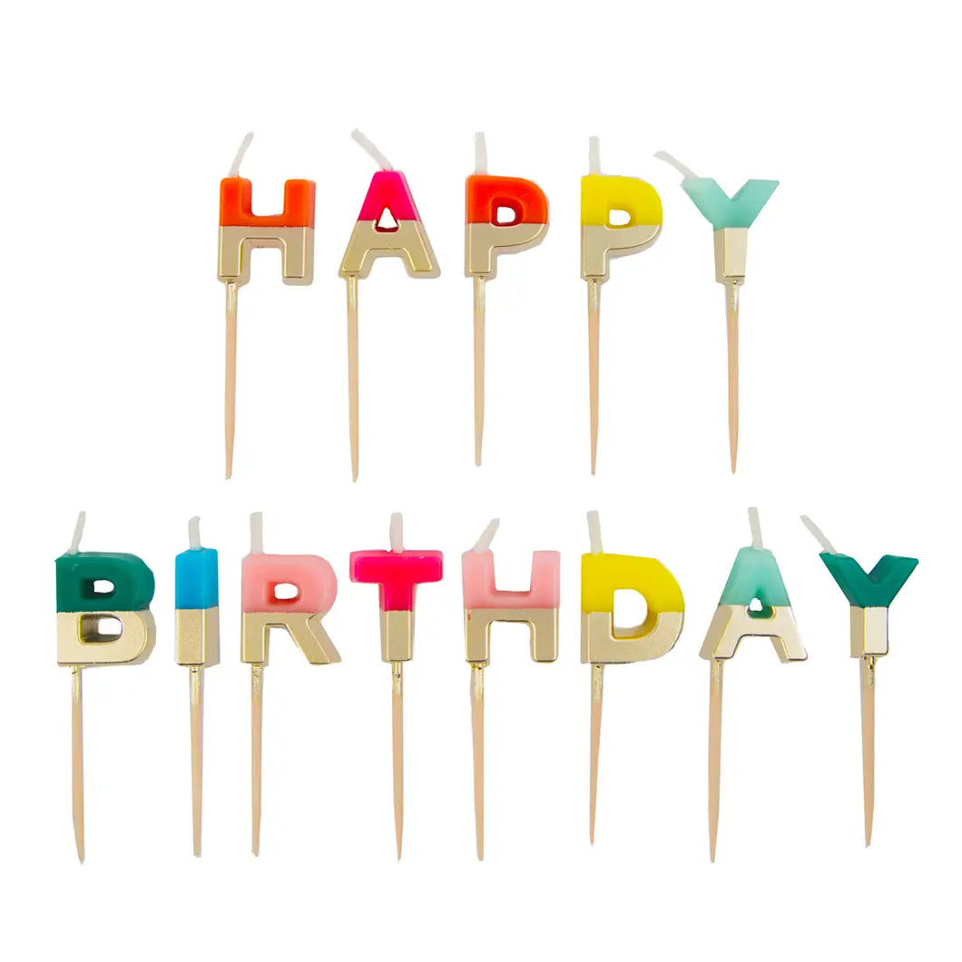 „Alles Gute zum Geburtstag“-Kerzen