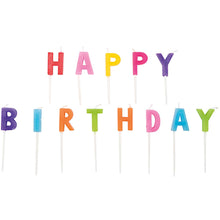Load image into Gallery viewer, Happy Birthday Candles &#39;&#39;Colourful&#39;&#39;
