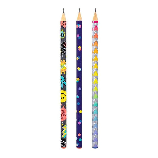 Buntstifte Set, Glücklicher Tag 3er Pack Violett