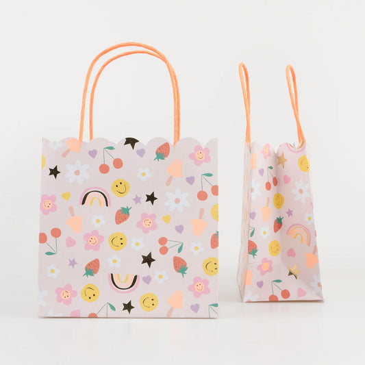 Partytasche, fröhliche Symbole