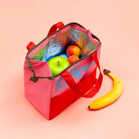 Bon Appetit Isometric Lunch Bag, Red