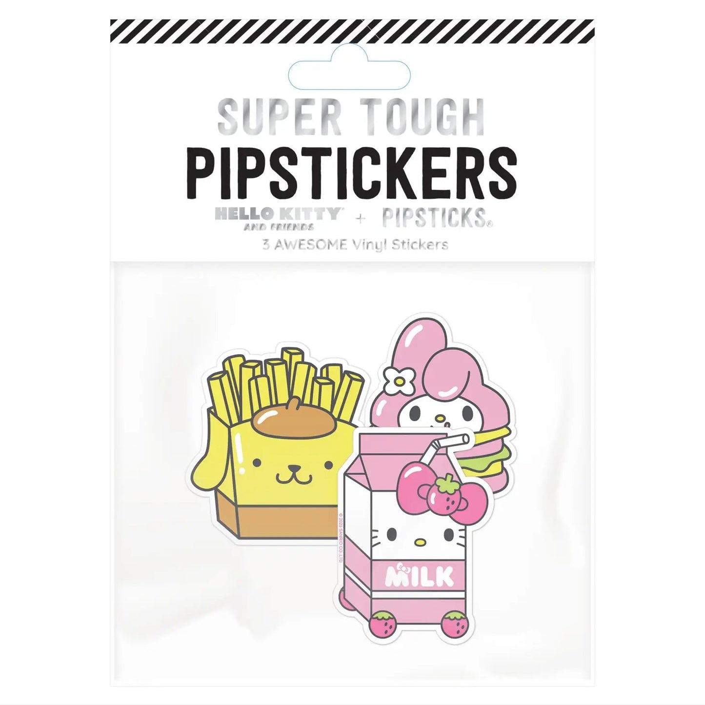 ''Hello Kitty and Friends'',  Fast Food Vinyl Sticker Set