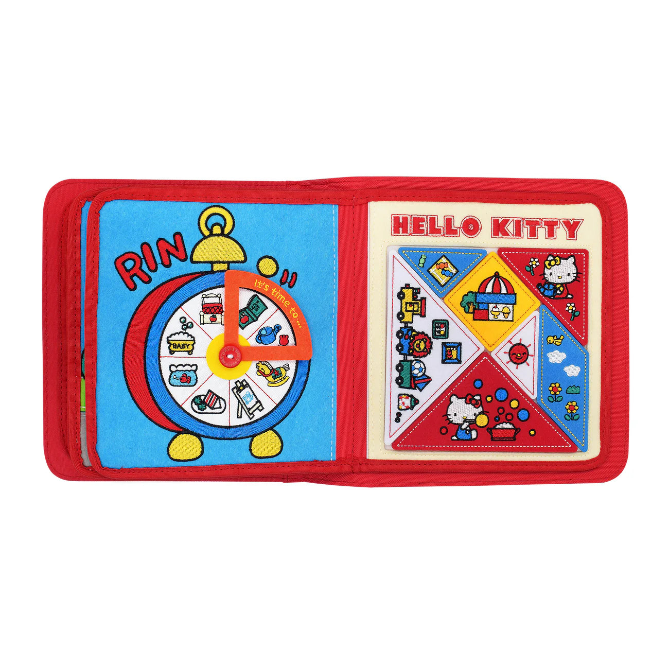 Hello Kitty Montessori Buch- & Rucksack-Set, Rot