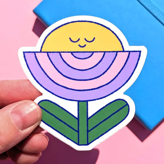 Vinyl-Aufkleber, Blumenfreund-Aufkleber 2